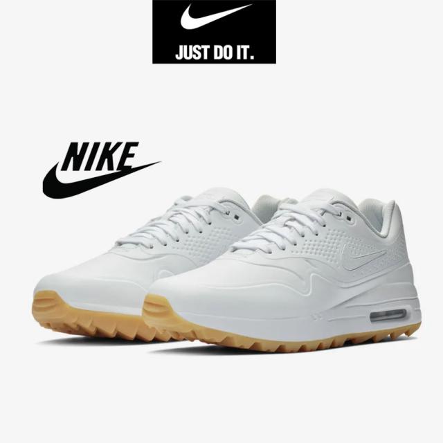 [미국직구정품] 나이키 남성운동화 골프화 에어맥스1G 화이트 Men's Golf Shoe Nike Air Max 1 G