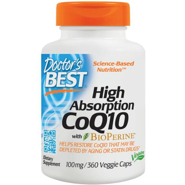 닥터스베스트 하이 앱솔션 CoQ10 100mg 베지 캡, 360개입, 1개