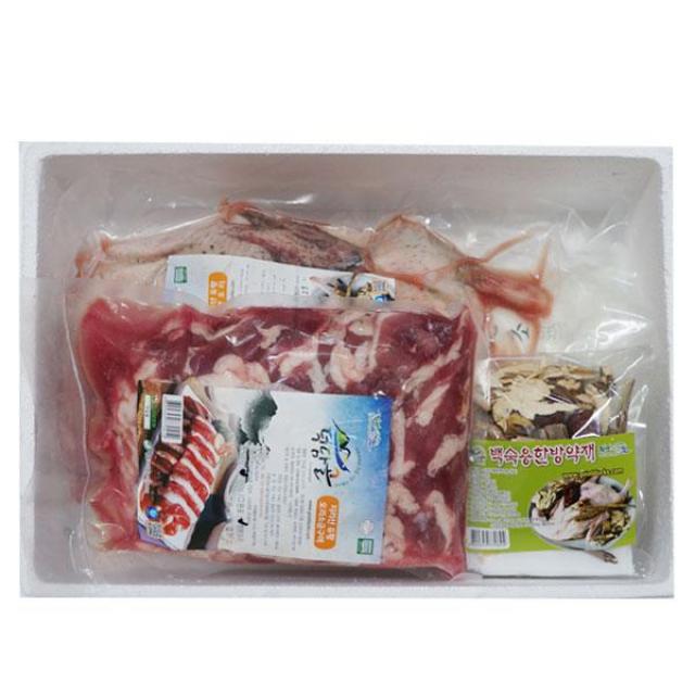 (전북오픈마켓)토종청둥오리백숙 1.4kg 한마리, C 청둥오리백숙 1마리(1.4kg) 절단육