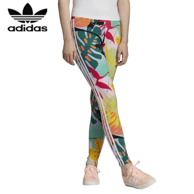 [해외] 미국정품 아디다스 adidas Originals 3-Stripe Tights 여자 스트라이프 타이트레깅스 팬츠바지