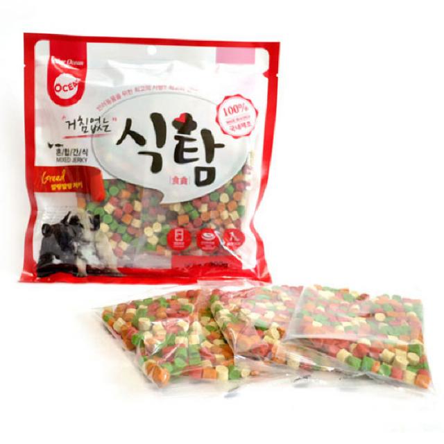 [페투] 애견애묘 친구뿜 식탐 혼합간식 300g x4Set, 4개