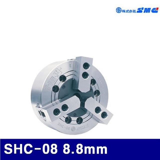 SMC (반품불가)(화물착불)SMC 5360776 3-JAW 고속 중실형 파워척 SHC-08 8.8mm 25kg (1EA)