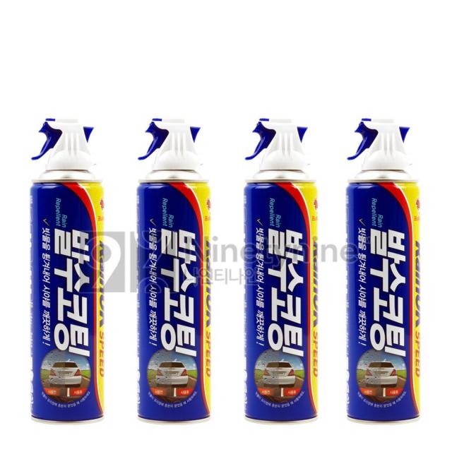 불스원 레인OK 스피드 발수코팅제, 380ml, 4개