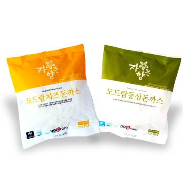 도드람 치즈돈가스 * 4팩(무항생제 돈육으로 만든), 300g, 4팩