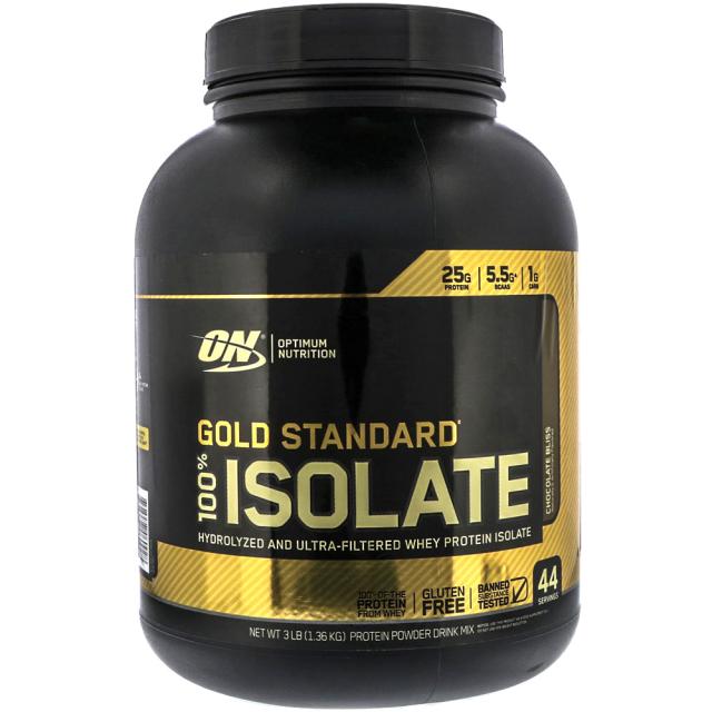 옵티멈뉴트리션 골드 스탠더드 아이솔레이트 웨이 프로틴 파우더 드링크 믹스 초콜릿 블리스 Chocolate Bliss 44회