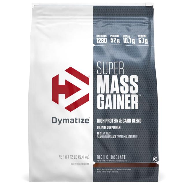 Dymatize 슈퍼 매스 게이너, 리치 초콜릿(Rich Chocolate), 5.4kg