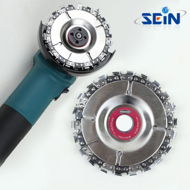 세인 그라인더 체인 톱날 4인치 원형톱날 목공예 절단가공 1개