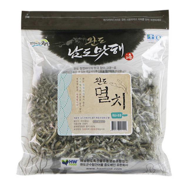 남도맛해 [완도] 최상급 소멸치 200g(볶음조림용), 1봉, 200g